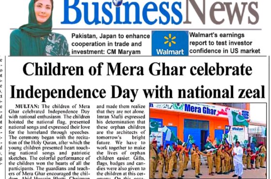 Children of Mera Ghar Celebrate Independence day with national zeal